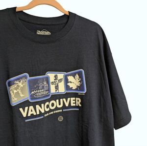 NWOT "Vancouver True And Strong" XL Men's Graphic T-shirt Navy Blue